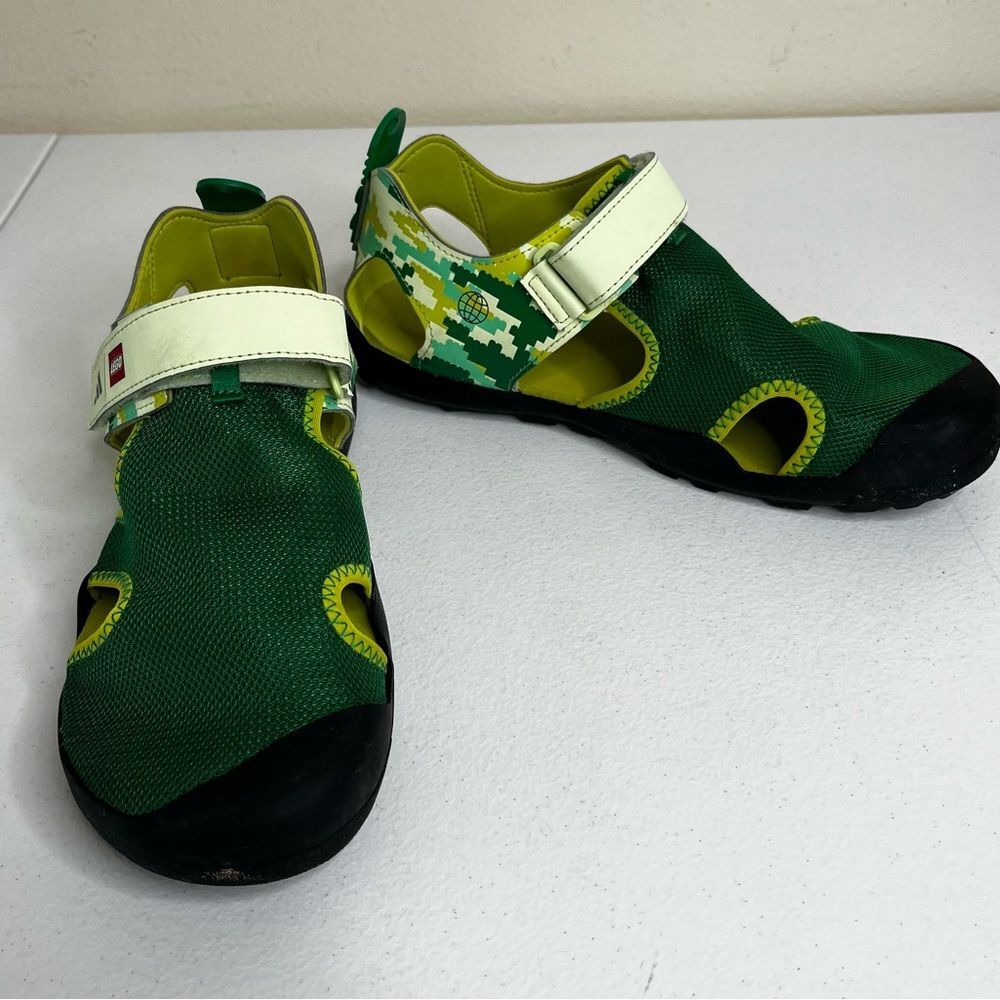 Adidas X Lego Terrex Captain Toey Core Green Glow Sandals Kids 6 Hiking Water - Picture 14 of 14